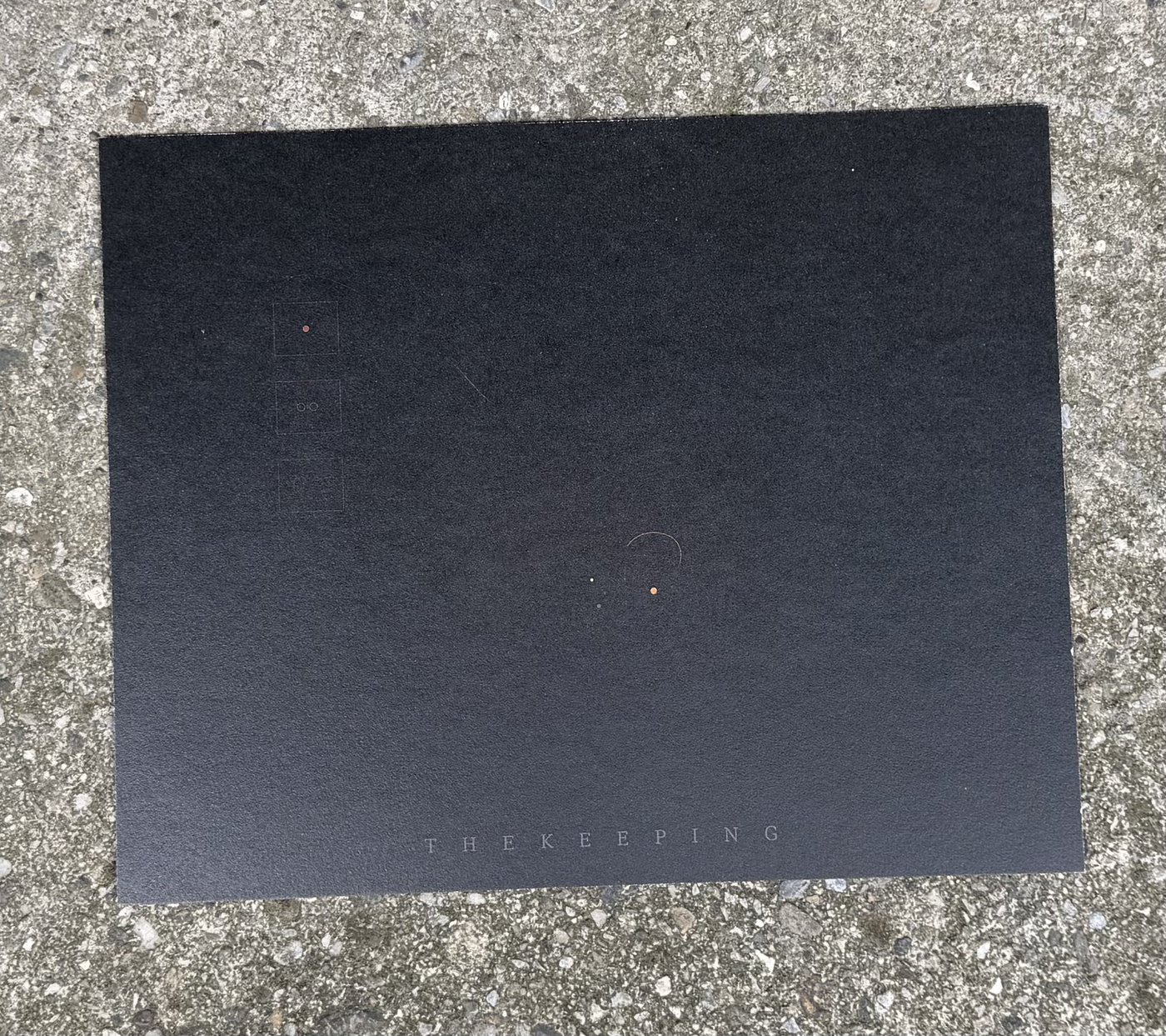The Sending — lines radiating outward from a central source into darkness
